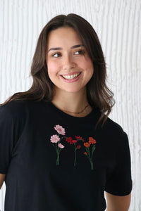 Trio of Autumnal flowers T-shirt