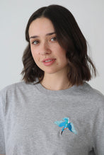 Load image into Gallery viewer, SALE - Kingfisher T-shirt - SMALL GREY