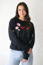 Load image into Gallery viewer, Autumnal Floral Sleeve Sweater