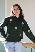 Load image into Gallery viewer, All Over Hydrangea Hoodie
