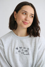 Load image into Gallery viewer, Stop buggin me embroidered slogan sweater