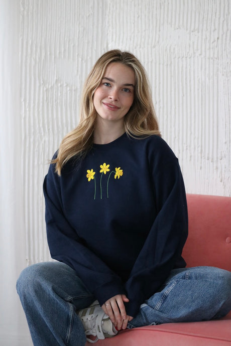 Trio of Daffodil sweater