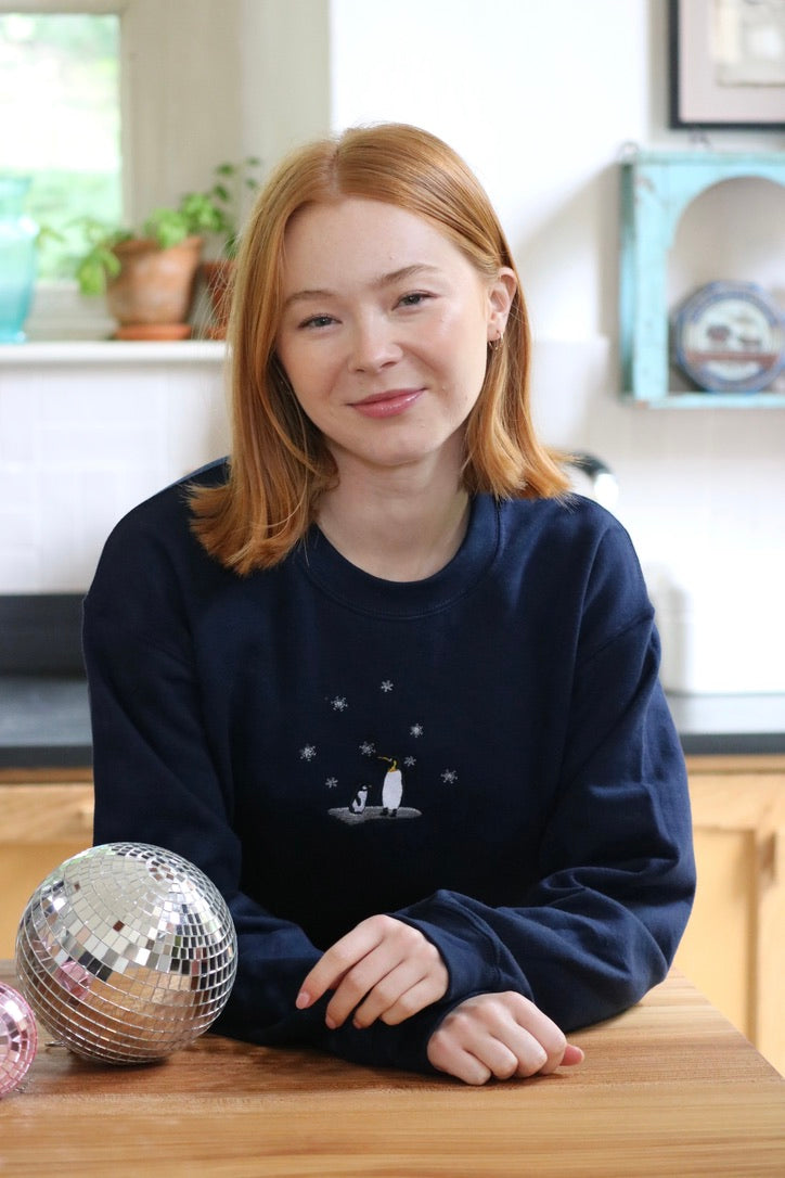 Snowy Penguins Sweater