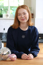 Load image into Gallery viewer, Snowflake embroidered sweater