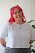 Load image into Gallery viewer, Embroidered crop top