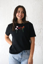 Load image into Gallery viewer, Trio of Autumnal flowers T-shirt