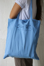 Load image into Gallery viewer, Thank goodness for cats embroidered tote bag