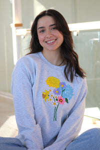 Big hydrangea bunch Sweater