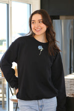 Load image into Gallery viewer, Single Hydrangea Sweater