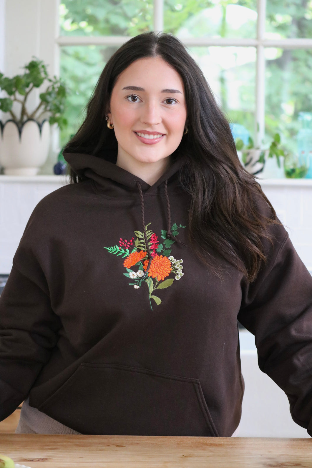 Autumnal Floral Bouquet Hoodie