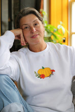 Load image into Gallery viewer, Floral Pumpkin Sweater