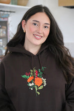 Load image into Gallery viewer, Autumnal Floral Bouquet Hoodie