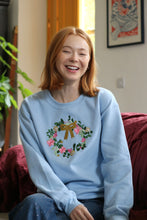Load image into Gallery viewer, The Big Bow Wreath Sweater