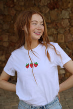 Load image into Gallery viewer, Trio of Juicy Strawbs T-shirt