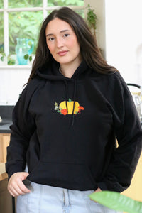 Floral Pumpkin Hoodie