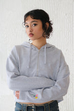 Load image into Gallery viewer, Embroidered Cropped Hoodie
