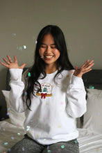 Load image into Gallery viewer, SALE -large navy snowglobe jumper