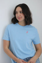 Load image into Gallery viewer, SALE - Tulip T-shirt - SMALL PALE BLUE