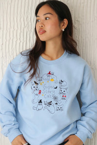 Super Scary Cats halloween sweater