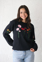 Load image into Gallery viewer, Autumnal Floral Sleeve Sweater