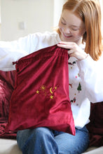 Load image into Gallery viewer, Velvet embroidered Star Constellation gift bag