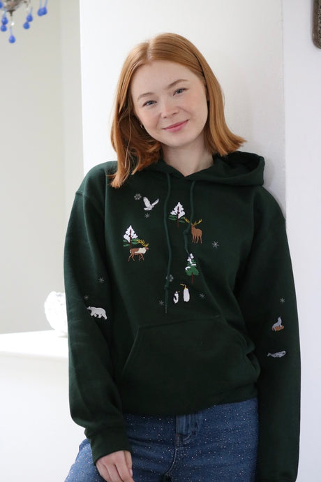 Arctic Animals Hoodie