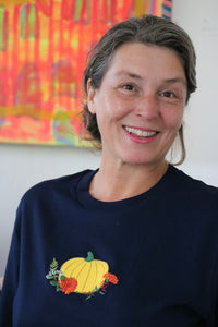 Floral Pumpkin T-Shirt