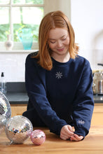 Load image into Gallery viewer, Snowflake embroidered sweater