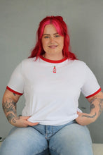 Load image into Gallery viewer, The Spicy Chilli Bottle Ringer T-shirt