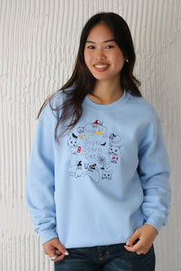Super Scary Cats halloween sweater