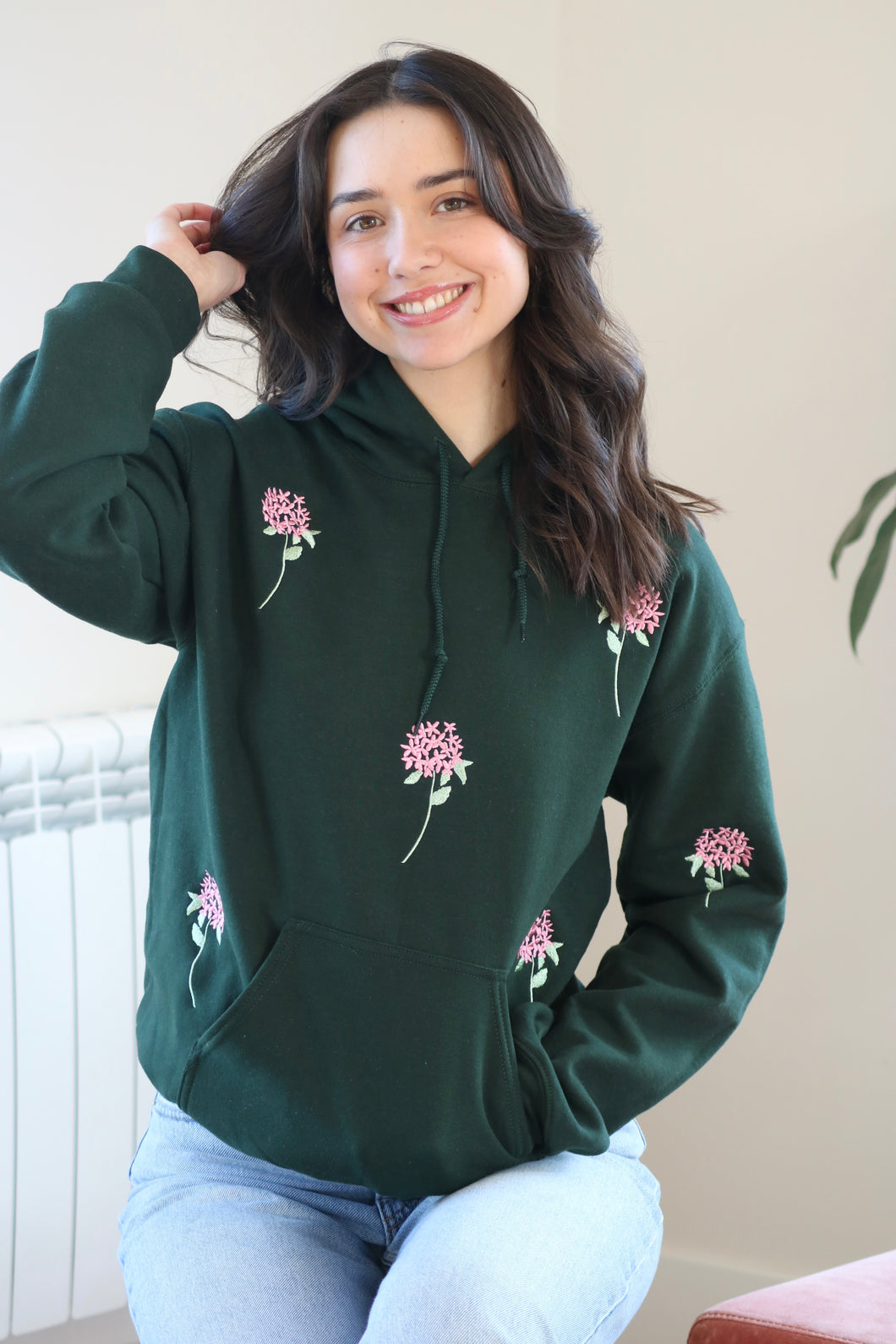 All Over Hydrangea Hoodie