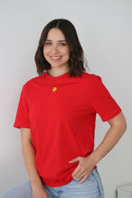 Load image into Gallery viewer, SALE - Mini Flower T-shirt - SMALL RED