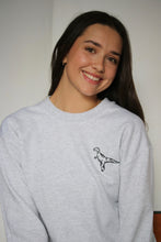 Load image into Gallery viewer, George the dinosaur embroidered sweater