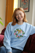 Load image into Gallery viewer, The Big Bow Wreath Sweater