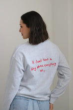 Load image into Gallery viewer, SALE - large navy sweet treat a day sweater