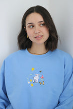Load image into Gallery viewer, SALE - Spring Lamb sweater - medium CORNFLOWER BLUE