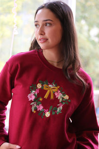 The Big Bow Wreath Sweater