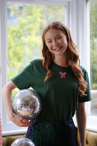 Mini Bow embroidered T-Shirt