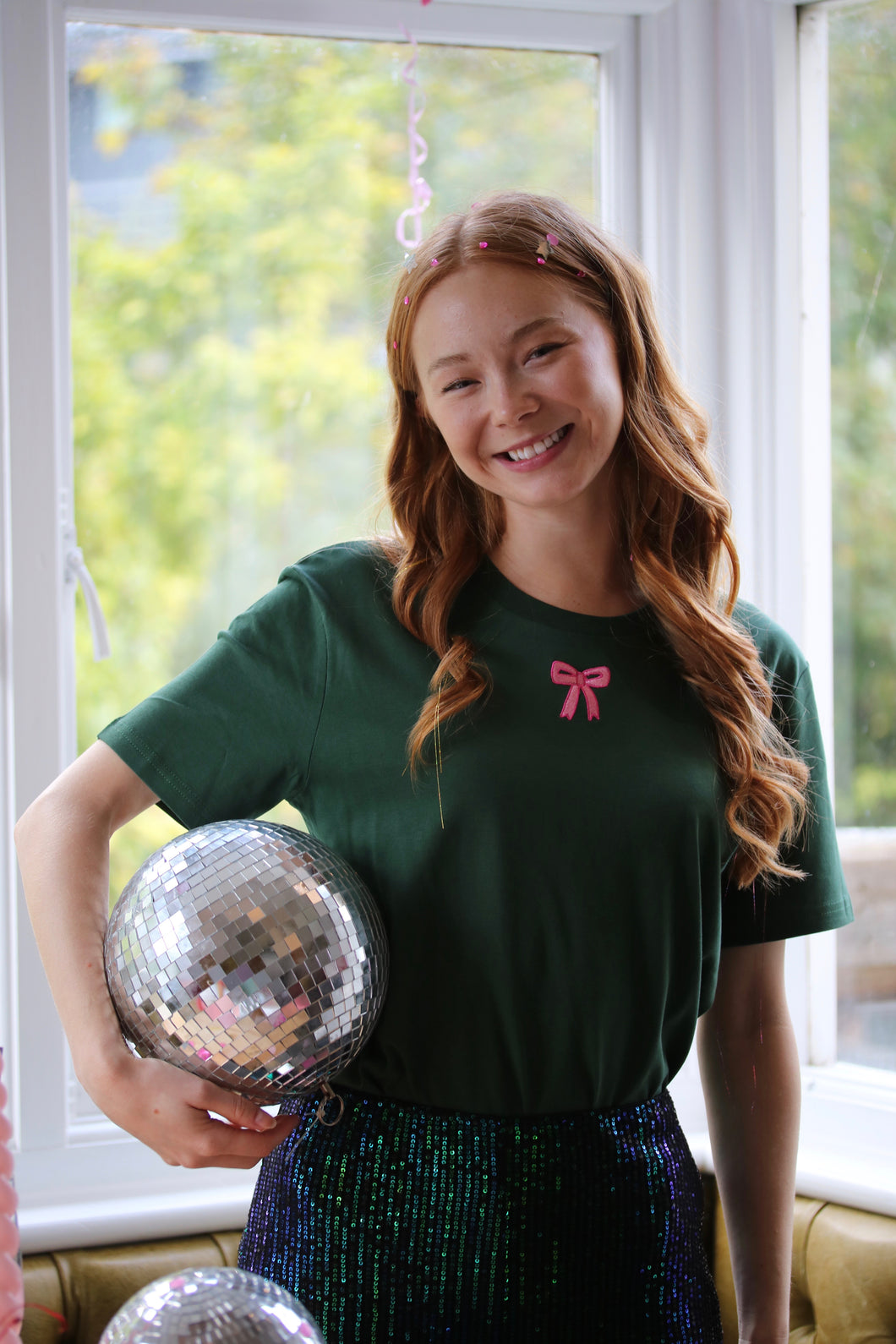 Mini Bow embroidered T-Shirt