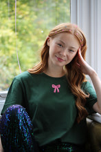 Load image into Gallery viewer, Mini Bow embroidered T-Shirt