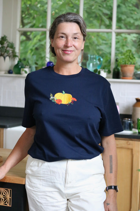 Floral Pumpkin T-Shirt