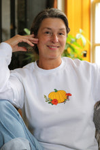 Load image into Gallery viewer, Floral Pumpkin Sweater
