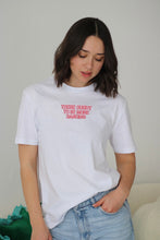 Load image into Gallery viewer, SALE - There ought to be more dancing slogan T-shirt - SMALL WHITE