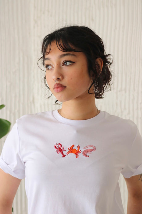 Lobster, Crab and Prawn unisex T-shirt