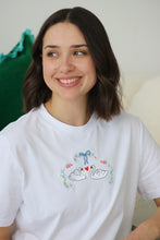 Load image into Gallery viewer, Spring Floral Swan T-shirt