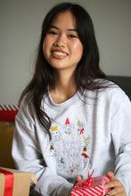 Load image into Gallery viewer, Super Festive Dogs embroidered sweater