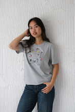 Load image into Gallery viewer, Super Scary Cats halloween embroidered T-shirt