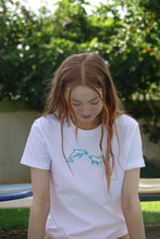 Load image into Gallery viewer, Holographic Dolphin Embroidered t-shirt