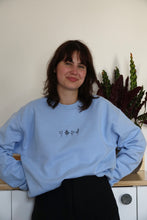 Load image into Gallery viewer, Four wildflower embroidered sweater