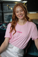 Load image into Gallery viewer, Disco text embroidered T-Shirt